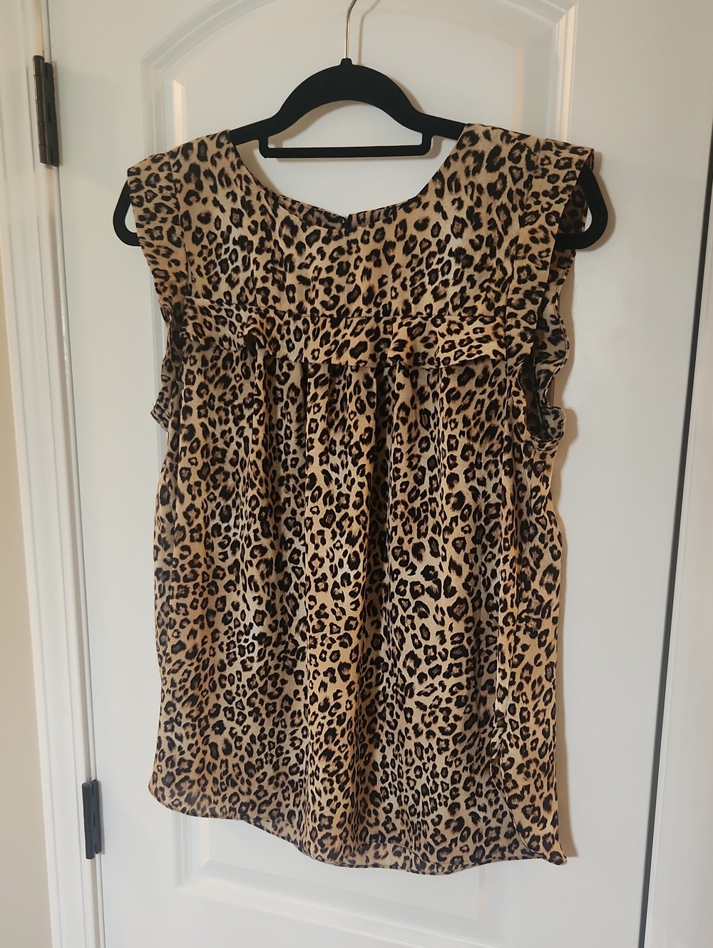 Philosophy Leopard Print Sleeveless Camisole - EUC